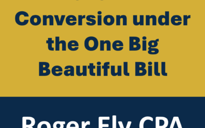 Plan Roth IRA Conversion 2025 Under New Tax Law Now