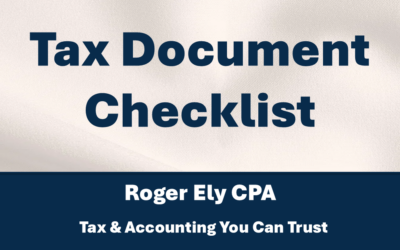 Tax Documents Checklist: Get Ready for Tax Time